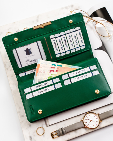 Portfel damski eko R-005-BF8 Green