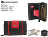 Leather Wallet PTN KA-27 Black+Red