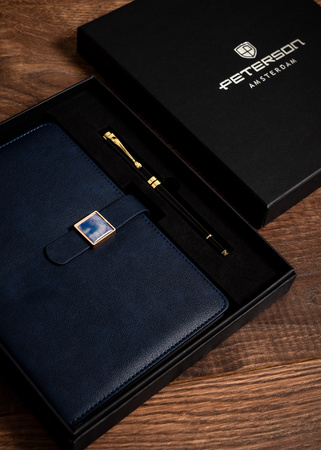 Zestaw notes + długopis PTN 339-NOT-3 Navy