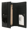 Portfel skóra + PU PX24-FO-JMP Black
