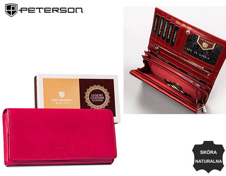 PETERSON PTN RD-32-GCL RFID leather wallet