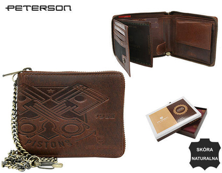 PETERSON PTN N992C-01-HWM-132 RFID leather wallet