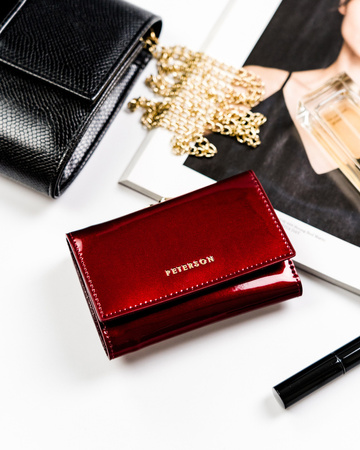 Portfel skórzany RFID PETERSON PTN BC-412