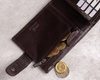 Portfel skórzany RFID PC-107L-BAR Brown