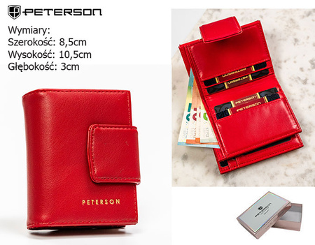 Portfel damski PU PTN 42329-F8 Red