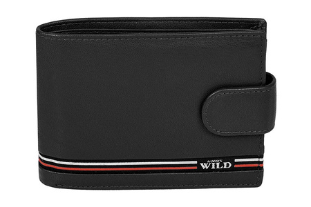 Portfel skórzany RFID ALWAYS WILD N992L-GV-RFID Black