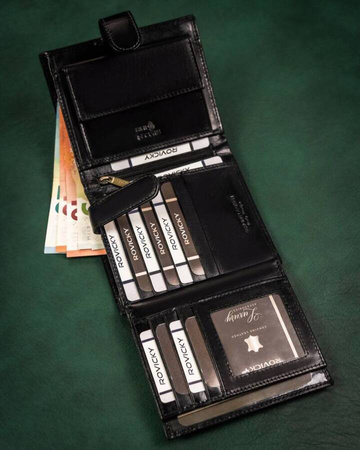 ROVICKY 22316L-VT-RVT Black RFID leather wallet