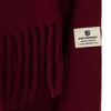 Large Women's Scarf with Fringes Peterson PTN SPV73 Wine