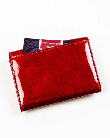 Portfel damski Skórzany PS445-SH Red
