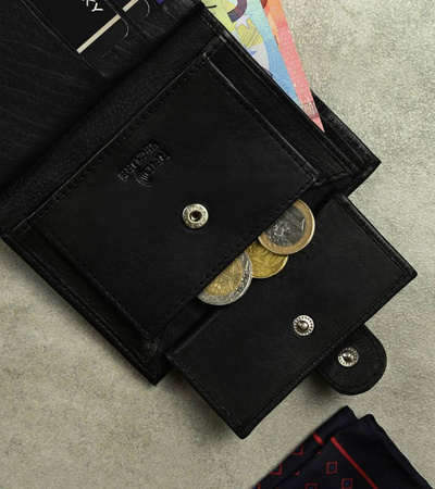 RONALDO 0800L-D RFID leather wallet