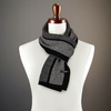 Elegant men's scarf by Peterson PTN SA100-02 Black