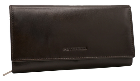 Portfel damski skórzany PTN RD-12-NGV Burgundy