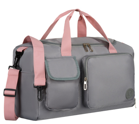 Torba podróżna PTN 23032 PTN 23032 Gray-Pink
