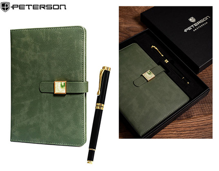 Zestaw notes + długopis PTN 339-NOT-3 Green