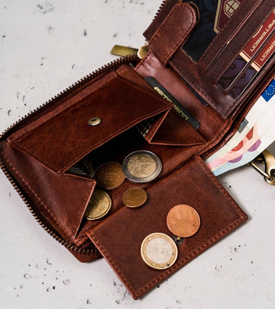 PETERSON PTN N992C-07-HWM-137 RFID leather wallet