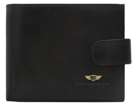 Peterson portfel skórzany PTN N01L- VT BLACK