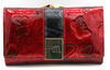 Portfel damski skórzany PTN 55020-NBF Red-Black