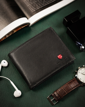 PTN MR-12-CN BLACK leather wallet