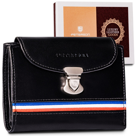 Portfel damski skórzany PTN RD-26-GCL-A Black