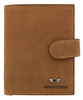 Leather wallet PTN 317Z 2-1-5 COGNAC