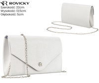 Torebka kopertówka R-XS030-1 Silver