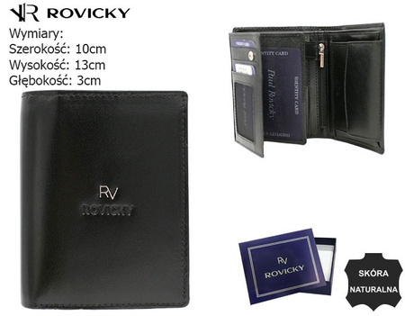 Portfel skórzany RV-7680272-IL-BCA Black