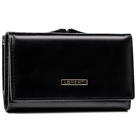 Portfel damski skórzany 55020-GBL Black