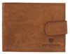 Leather wallet & key ring set PETERSON PTN SET-M-N003L