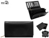 Portfel damski skórzany D379-BFA-NL BLACK