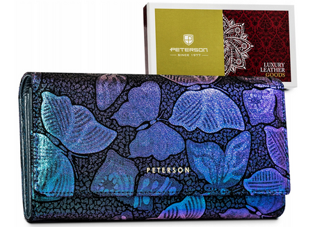 Portfel damski skórzany PTN 42122-ONBF S.Blue