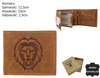 Portfel skórzany RFID ALWAYS WILD N992-CHM Lion Cognac