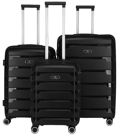 Zestaw walizek PTN HPP-01-SET3 Black