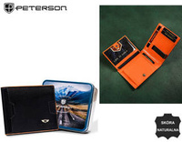 PETERSON PTN N78 2-1-1 RFID leather wallet
