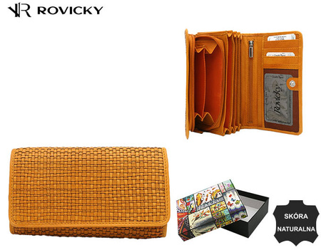 Leather wallet ROVICKY R-614-DDW