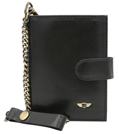 Portfel skórzany RFID PETERSON PTN 303ZŁ-2-1-1