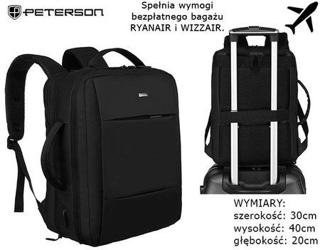 Plecak 77705 Black film