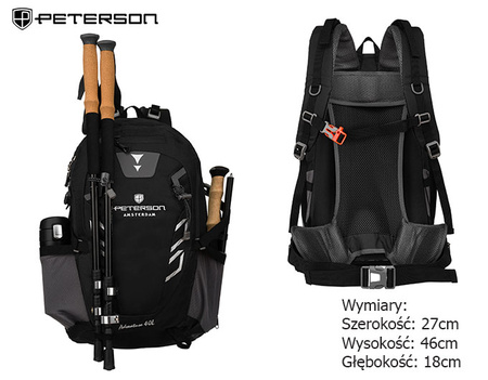 Plecak turystyczny PTN JPS-01 Black
