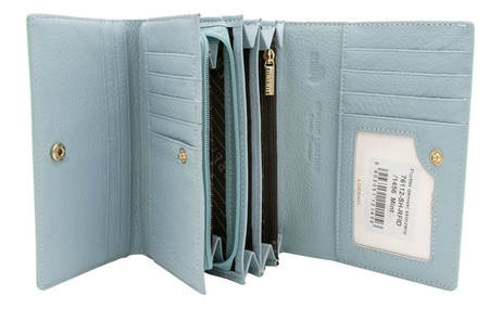 Women's leather wallet 76112-SH-RFID-1456 M