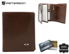 Portfel skórzany PTN 22309-VT Brown