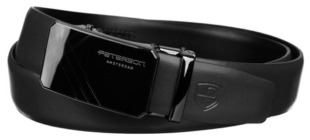 Pasek automat skórzany PTN A014 Black