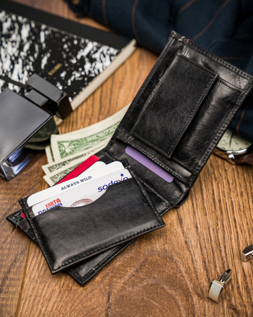 Leather wallet Always Wild N015-VTK-D