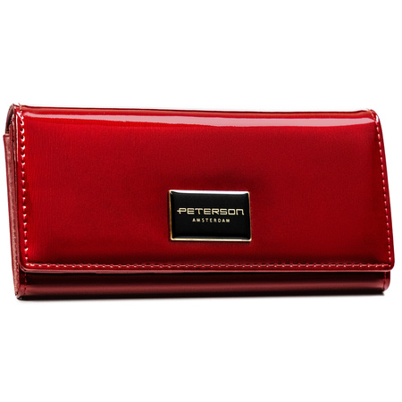 Portfel damski skórzany PTN PH22-1-SH Red
