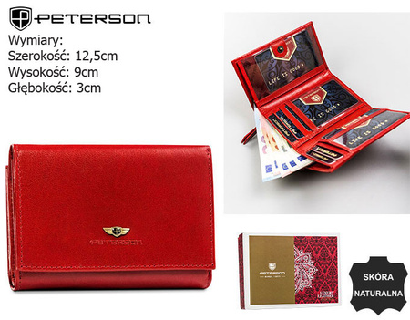 PETERSON PTN 247-BO RFID leather wallet