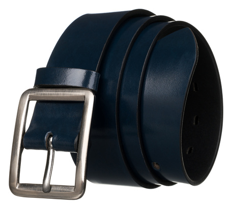 Pasek damski skórzany PDC-4 Granat