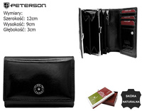 Portfel damski skórzany PTN 24892-TVT Black