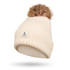 Warm Women's Hat with Angora Blend PETERSON PTN HAT-08 Beige