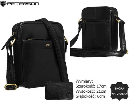 Torba skórzana + Etui PTN 720-TUM Black