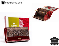 Portfel damski skórzany PTN BS-466 SN-RED