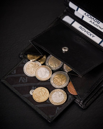 Leather wallet RV-7680056-9-BCA Black