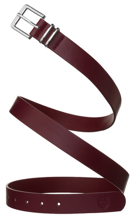 Pasek damski wąski PTN STU-18S1 Burgund